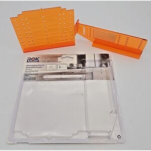 Rok Hardware Knob Handle Pull Drill Mount Template‎ Cabinet Doors Drawers